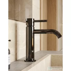   Webert ELIO SLIM mosdócsaptelep click-clack leeresztővel, black chrome EP830101.150