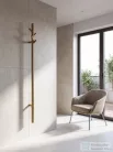 Sapho PASADOR elektromos törölköző szárító radiátor, 150x1500mm, 30W, matt arany ER175GB
