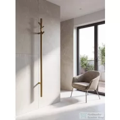   Sapho PASADOR elektromos törölköző szárító radiátor, 150x1500mm, 30W, matt arany ER175GB