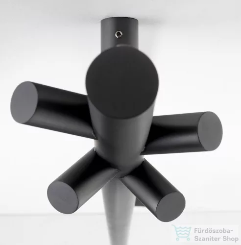 Sapho PASADOR elektromos törölköző szárító radiátor, 150x1500mm, 30W, gun metal ER175GM