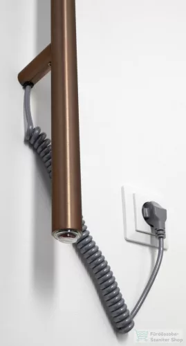 Sapho PASADOR elektromos törölköző szárító radiátor, 150x1500mm, 30W, matt réz ER175PG