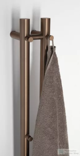 Sapho PAPINADO elektromos törölköző szárító radiátor, 109x1200mm, 40W, matt réz ER740PG