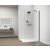 Sapho ESCA BLACK MATT Walk-in zuhanyfal, falra szerelhető, transzparent üveg, 1000mm (ES1010-02)