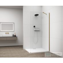   Sapho ESCA GOLD MATT  Walk-in zuhanyfal, falra szerelhető, transzparent üveg, 1100mm (ES1011-04)