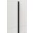 Sapho ESCA BLACK MATT Walk-in zuhanyfal, falra szerelhető, transzparent üveg, 800mm (ES1080-02)
