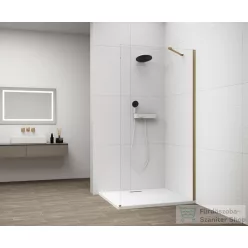   Sapho ESCA GOLD MATT  Walk-in zuhanyfal, falra szerelhető, transzparent üveg, 900mm (ES1090-04)