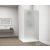 Sapho ESCA WHITE MATT Walk-in zuhanyfal, falra szerelhető, matt üveg, 1000mm (ES1110-03)