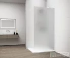 Sapho ESCA WHITE MATT Walk-in zuhanyfal, falra szerelhető, matt üveg, 1500mm (ES1115-03)
