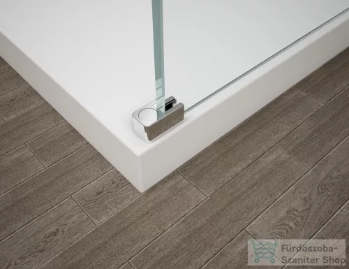 Sapho ESCA CHROME Walk-in zuhanyfal, falra szerelhető, matt üveg, 900 mm (ES1190-01)