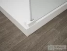 Sapho ESCA WHITE MATT Walk-in zuhanyfal, falra szerelhető, füst üveg, 1300mm (ES1213-03)