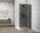 Sapho ESCA CHROME Walk-in zuhanyfal, falra szerelhető, füst üveg, 900mm (ES1290-01)