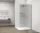 Sapho ESCA CHROME Walk-in zuhanyfal, falra szerelhető, flutes üveg, 1500 mm (ES1315-01)