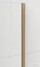 Sapho ESCA GOLD MATT  Walk-in zuhanyfal, falra szerelhető, flutes üveg, 800mm (ES1380-04)