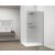 Sapho ESCA CHROME Walk-in zuhanyfal, falra szerelhető, flutes üveg, 900 mm (ES1390-01)