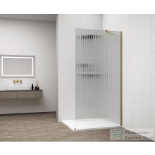   Sapho ESCA GOLD MATT  Walk-in zuhanyfal, falra szerelhető, flutes üveg, 900mm (ES1390-04)