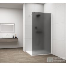   Sapho POLYSAN ESCA WHITE MATT Walk-in zuhanyfal, falra szerelhető, matt füst üveg, 1100mm (ES1411-03)