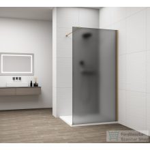   Sapho POLYSAN ESCA GOLD MATT Walk-in zuhanyfal, falra szerelhető, matt füst üveg, 1300mm (ES1413-04)