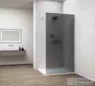 Sapho POLYSAN ESCA CHROME Walk-in zuhanyfal, falra szerelhető, matt füst üveg, 1500mm (ES1415-01)