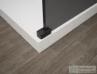 Sapho ESCA BLACK MATT Walk-in zuhanyfal, falra szerelhető, barna üveg, 1200mm (ES1512-02)