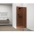 Sapho ESCA WHITE MATT Walk-in zuhanyfal, falra szerelhető, barna üveg, 1200mm (ES1512-03)