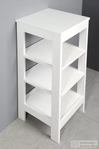AQUALINE ETIDE polcos állvány, 36x86x36cm, matt fehér ET086