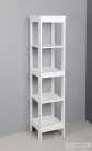 AQUALINE ETIDE polcos állvány, magas, 36x156x36cm, matt fehér ET156