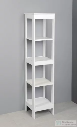 AQUALINE ETIDE polcos állvány, magas, 36x156x36cm, matt fehér ET156