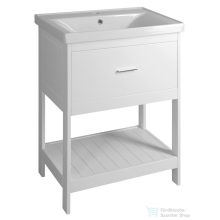   AQUALINE ETIDE mosdótartó szekrény, alsó polccal, 61,5x85x44 cm, matt fehér (ET615)