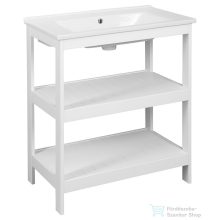   AQUALINE ETIDE polcos mosdószekrény, 71,5x86x44cm, matt fehér ET720