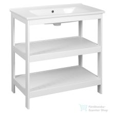   AQUALINE ETIDE polcos mosdószekrény, 81,5x86x44cm, matt fehér ET830