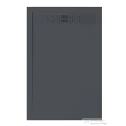   Zenon EVOLUTION SLATE 100x100 cm-es zuhanytálca palakő hatású felülettel, Antracita EVSL100100AN
