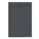 Zenon EVOLUTION SLATE 100x100 cm-es zuhanytálca palakő hatású felülettel, Antracita EVSL100100AN