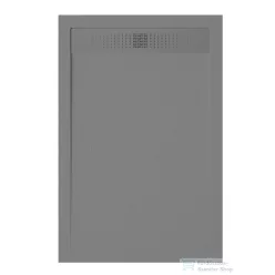   Zenon EVOLUTION SLATE 100x100 cm-es zuhanytálca palakő hatású felülettel, Cemento EVSL100100CE