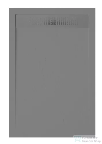 Zenon EVOLUTION SLATE 100x100 cm-es zuhanytálca palakő hatású felülettel, Cemento EVSL100100CE