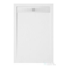   Zenon EVOLUTION SLATE 100x110 cm-es zuhanytálca palakő hatású felülettel, Nieve EVSL100110NI