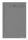 Zenon EVOLUTION SLATE 100x120 cm-es zuhanytálca palakő hatású felülettel, Cemento EVSL100120CE