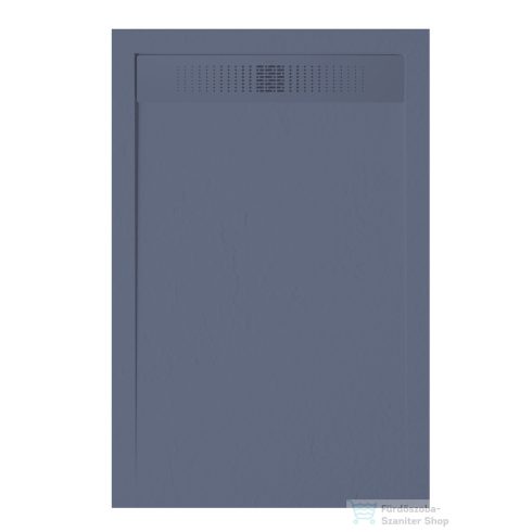 Zenon EVOLUTION SLATE 70x210 cm-es zuhanytálca palakő hatású felülettel, Cobalt EVSL70210CO