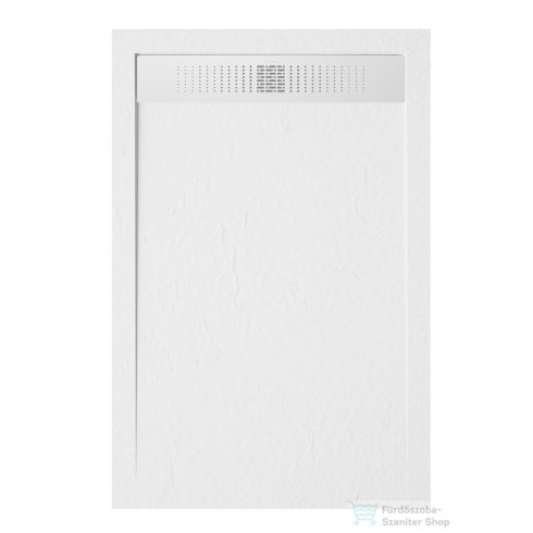 Zenon EVOLUTION SLATE 70x210 cm-es zuhanytálca palakő hatású felülettel, Nieve EVSL70210NI