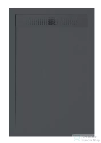 Zenon EVOLUTION SLATE 80x180 cm-es zuhanytálca palakő hatású felülettel, Antracita EVSL80180AN