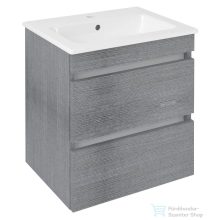   Sapho EZARA mosdótartó szekrény, 48x54x39cm, ezüst tölgy (EZ492-1111)