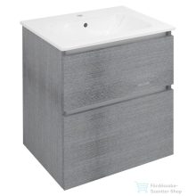   Sapho EZARA mosdótartó szekrény, 59,2x64x46cm, ezüst tölgy (EZ601-1111)