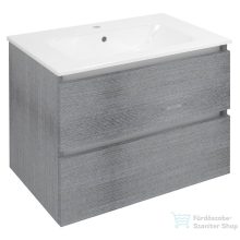   Sapho EZARA mosdótartó szekrény, 69,8x52x46cm, ezüst tölgy (EZ701-1111)