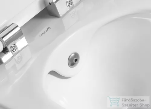 Creavit FREE perem nélküli Függesztett WC  beépített bidézuhannyal EG321-00CB00E-0000