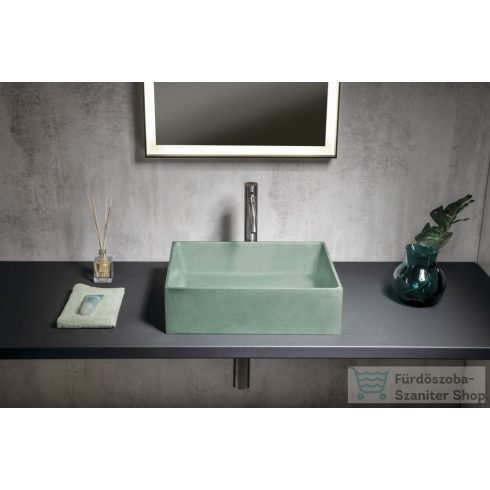 Sapho FORMIGO betonmosdó, 47,5x36,5cm, zöld (FG123)