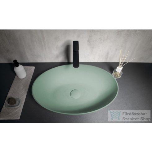 Sapho FORMIGO betonmosdó, 60x40 cm, zöld (FG223)