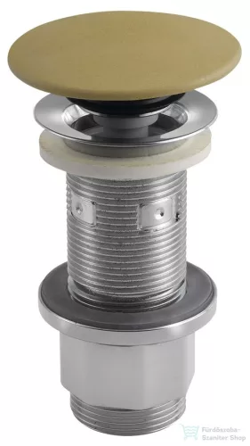 Sapho klik-klak mosdólefolyó túlfolyó nélkül, 5/4“, sárga (FG922)