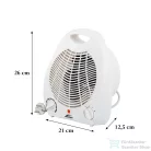 Leziter Strom elektromos hősugárzó 1000W/2000W FH03