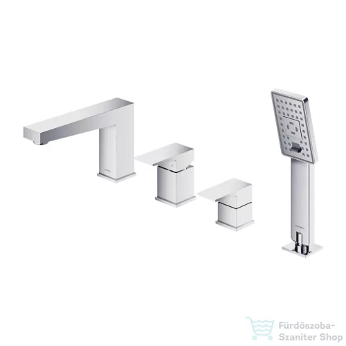 Omnires FRESH 4 üléses kádtöltő csaptelep, króm FR7132CR