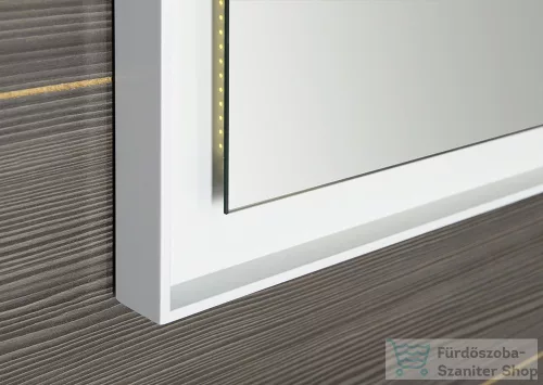 Sapho FLUT LED keretes tükör, 90x70cm, fehér (FT090)