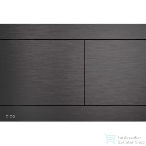 Alcaplast nyomólap GUN METAL-szálcsiszolt matt  FUN-GM-B